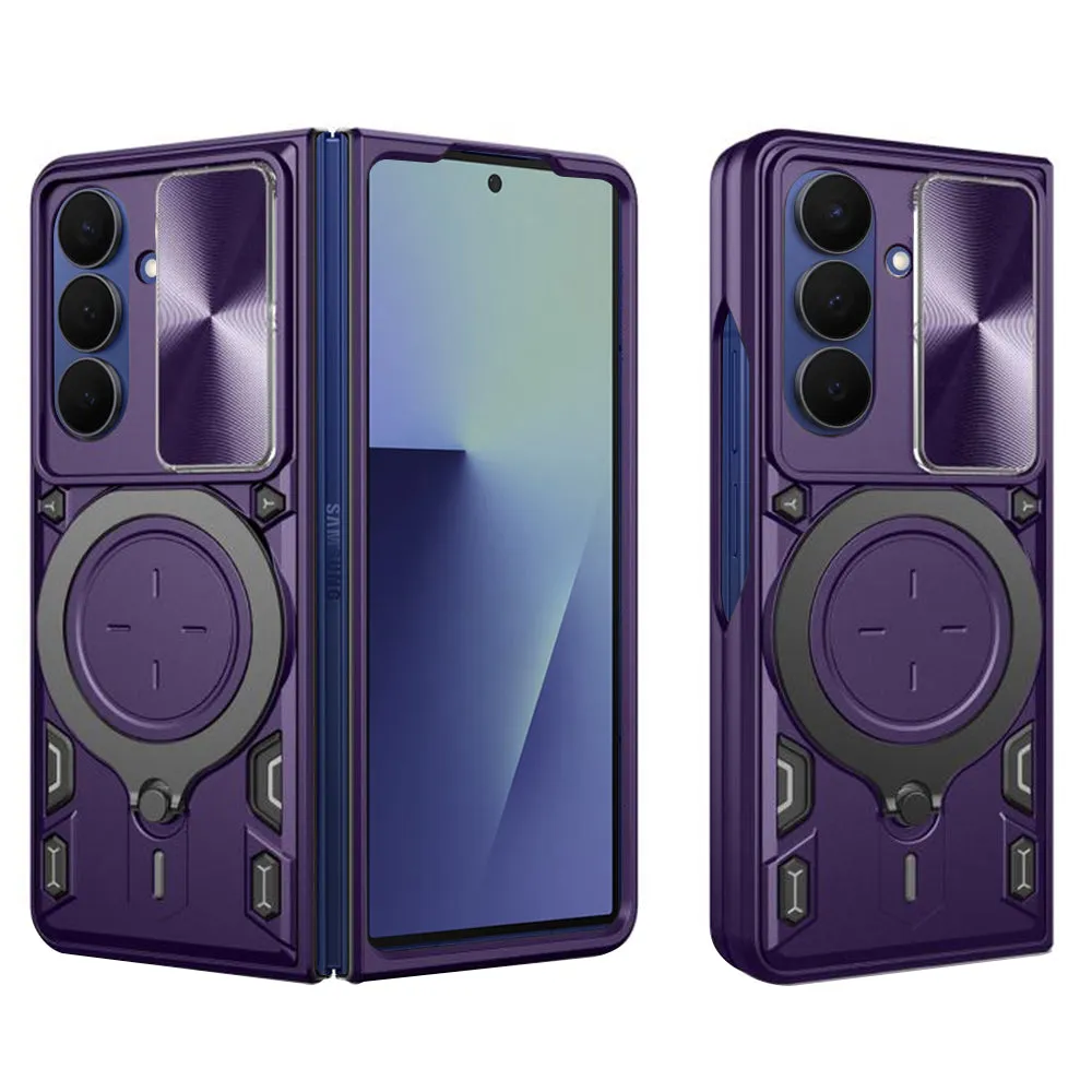 Custodia per Samsung Galaxy Z Fold7 F966, Techsuit, CamGuard Pro, Viola - immagine 1