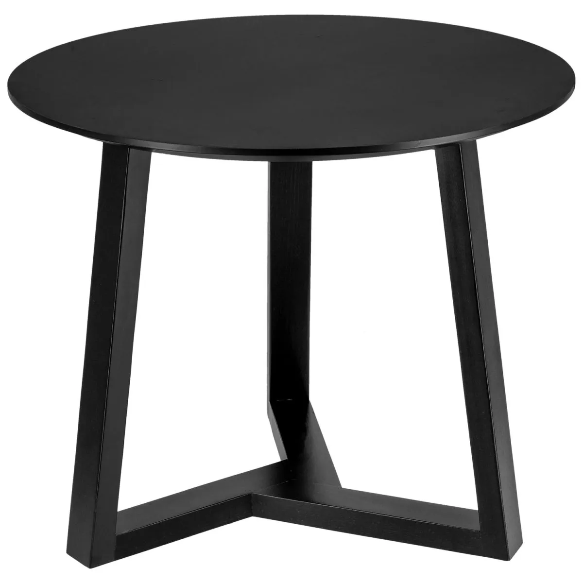 VEGA Tavolino Melena; 50.5x60 cm (HxØ); nero; rotonda - immagine 1
