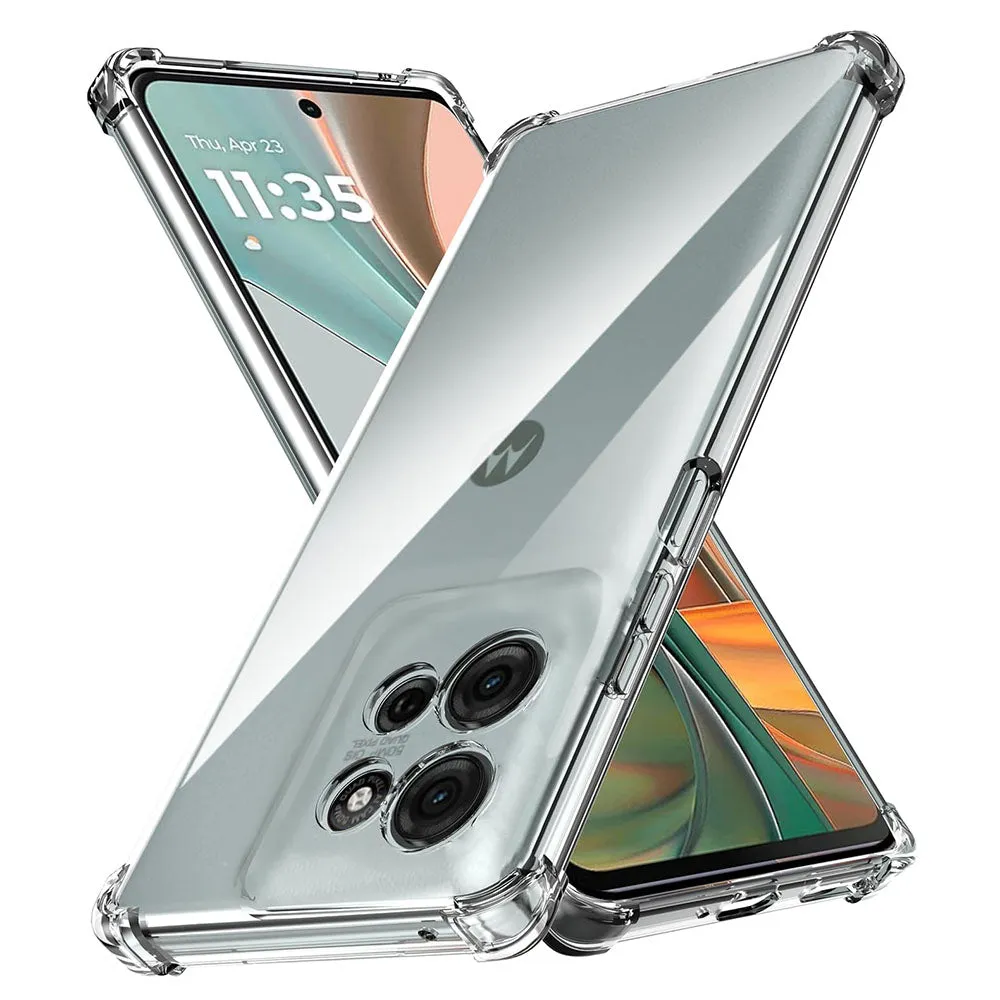 Custodia per Motorola Moto G15 / G15 Power, Techsuit, Shockproof Clear, Trasparente - immagine 1