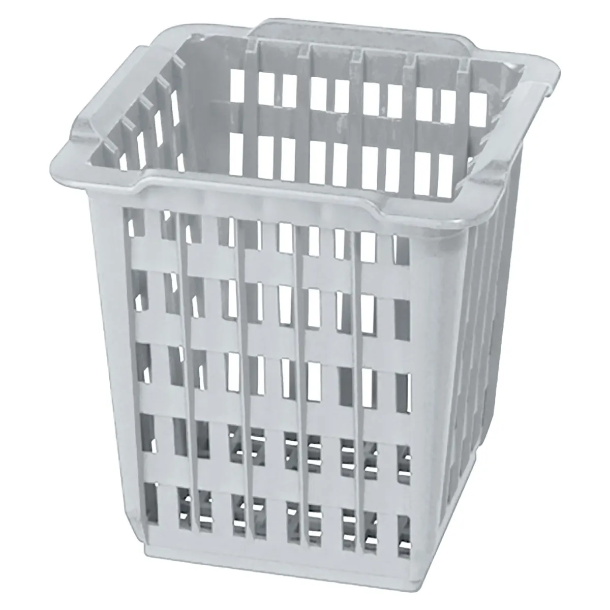 PULSIVA Cesto per posate per lavastoviglie 1 scomparto; 12.5x12.5x13.5 cm (LxPxH); grigio - immagine 1