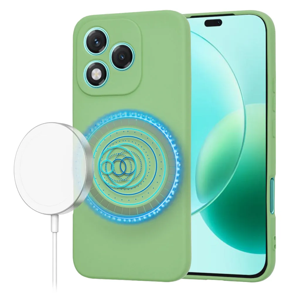 Custodia MagSafe per Honor 400 Lite, Techsuit, SoftFlex, Verde Chiaro - immagine 1