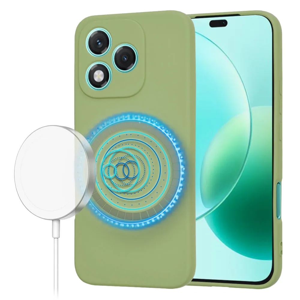 Custodia MagSafe per Honor 400 Lite, Techsuit, SoftFlex, Matcha - immagine 1