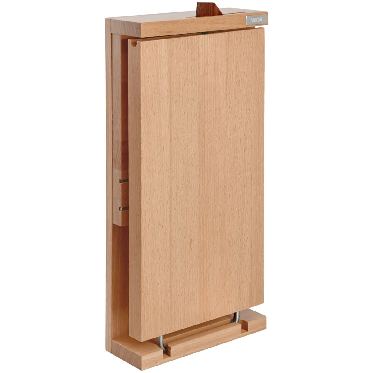 VEGA Ceppo per coltelli Salvo con tagliere cucina; 20x7.5x47.5 cm (LxLxH); faggio naturale - immagine 1