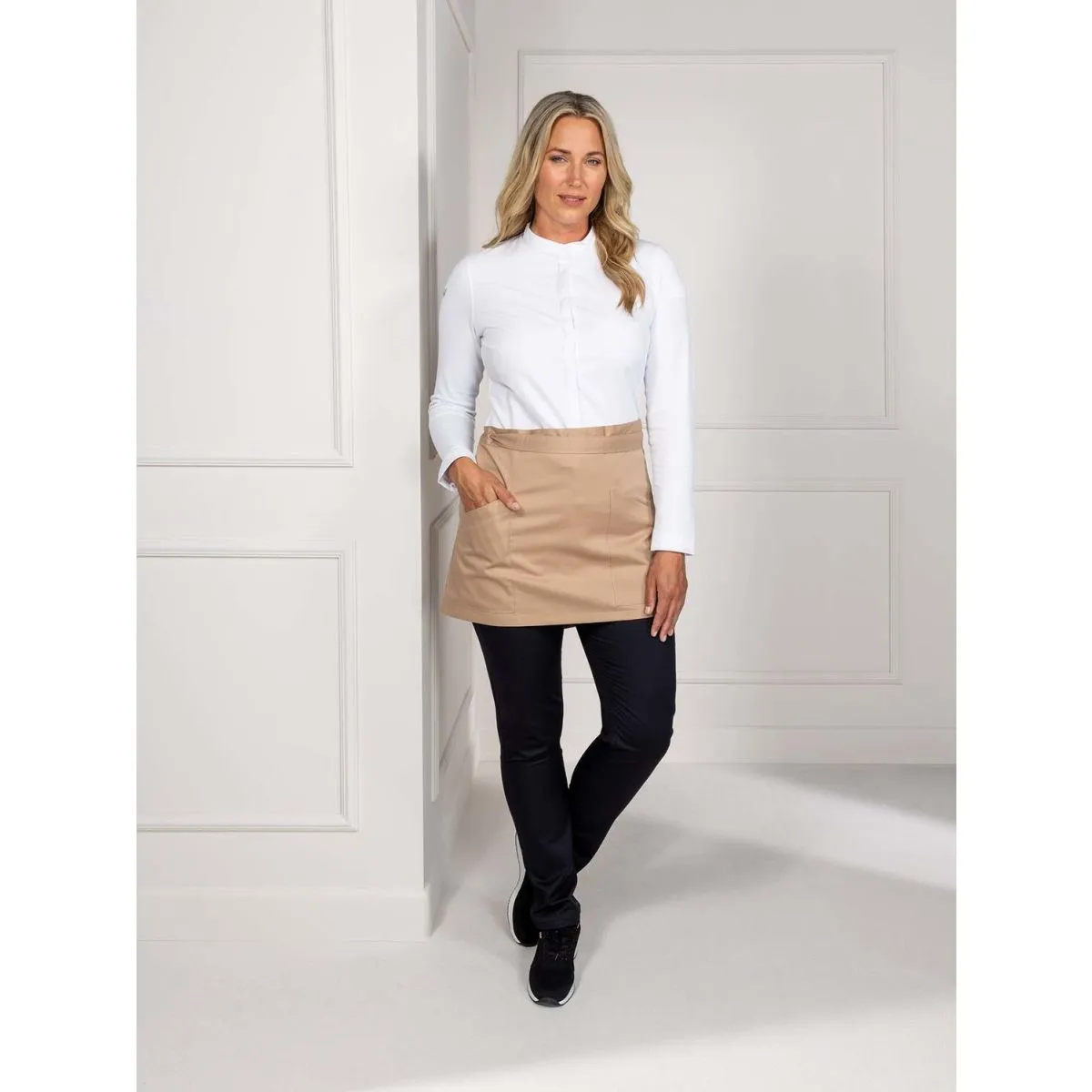 Le Nouveau Chef Grembiule Bistro; 41x120 cm (LxL); marrone chiaro - immagine 1
