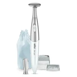 Depilatore SILK EPIL Bikini Trimmer White e Silver FG1100 - immagine 1