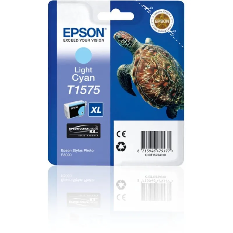 Cartuccia ciano chiaro Epson Turtle T1575 - immagine 1