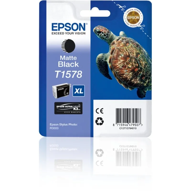 Cartuccia nero opaco Epson Turtle T1578 - immagine 1