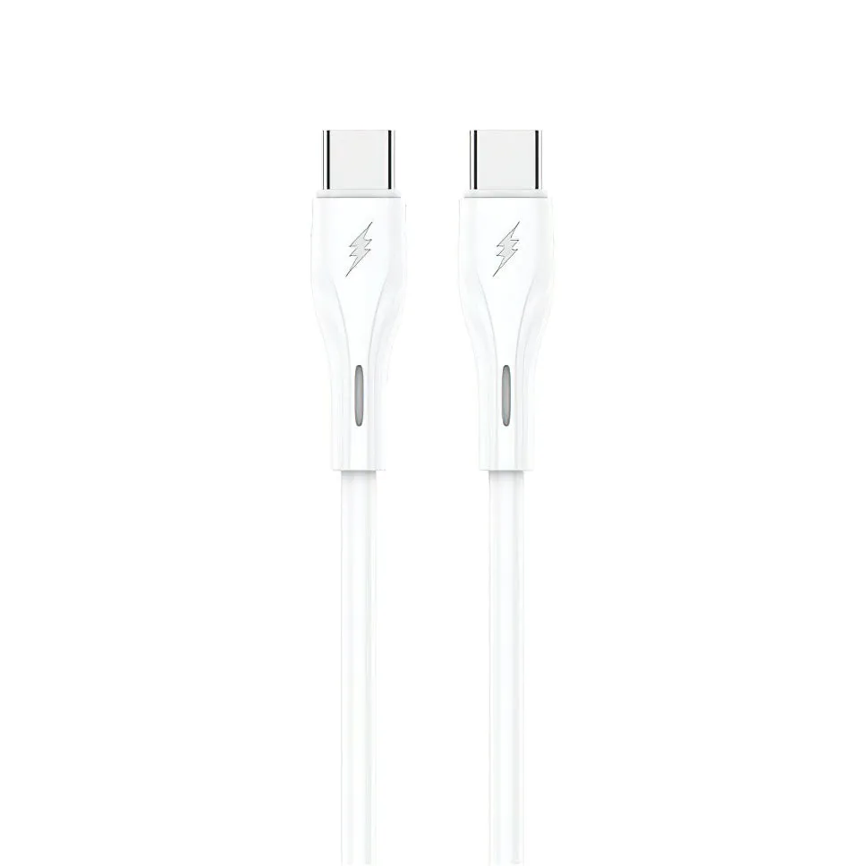Cavo Dati e Ricarica USB-C - USB-C Sendem M36C, 66W, 1m, Bianco - immagine 1
