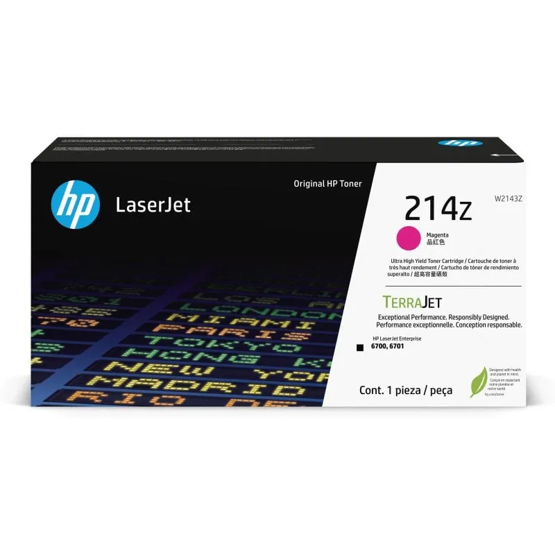 Cartuccia toner magenta originale LaserJet HP 214Z - immagine 1