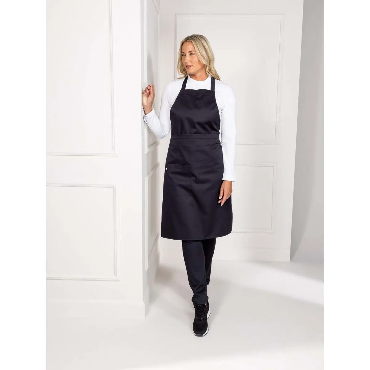 Le Nouveau Chef Grembiule da cucina Phoenix ; 70x110 cm (LxL); nero - immagine 1