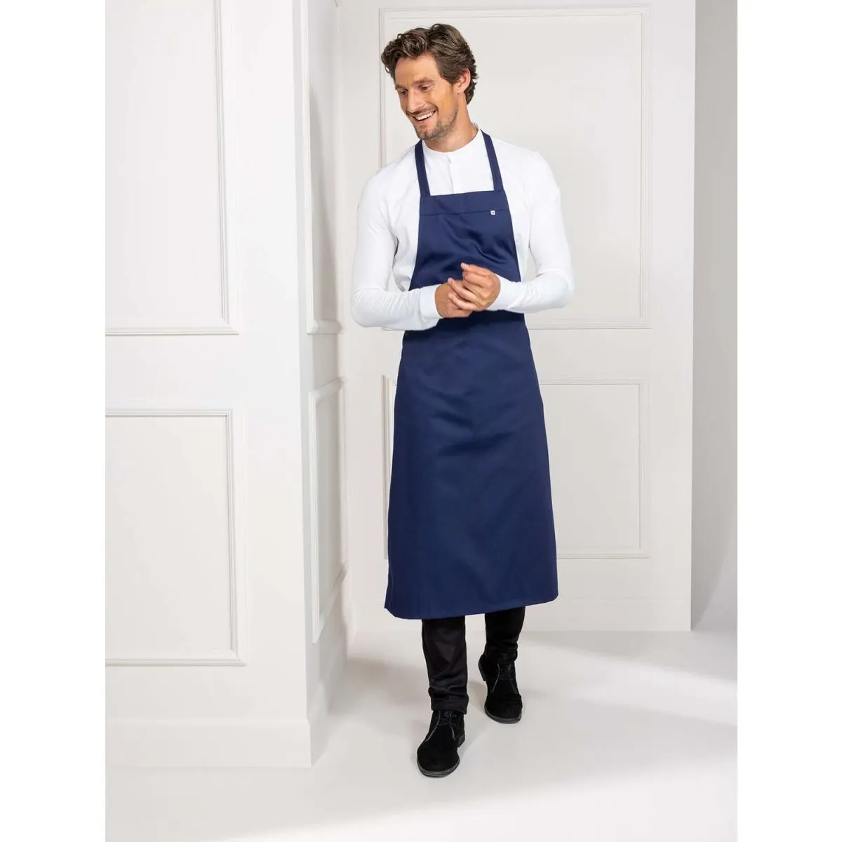 Le Nouveau Chef Grembiule da cucina Denver ; 70x110 cm (LxL); blu - immagine 1