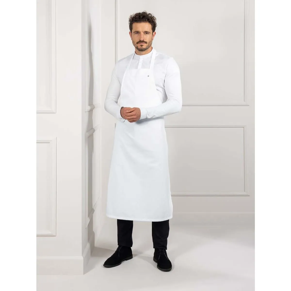 Le Nouveau Chef Grembiule da cucina Denver ; 70x110 cm (LxL); bianco - immagine 1
