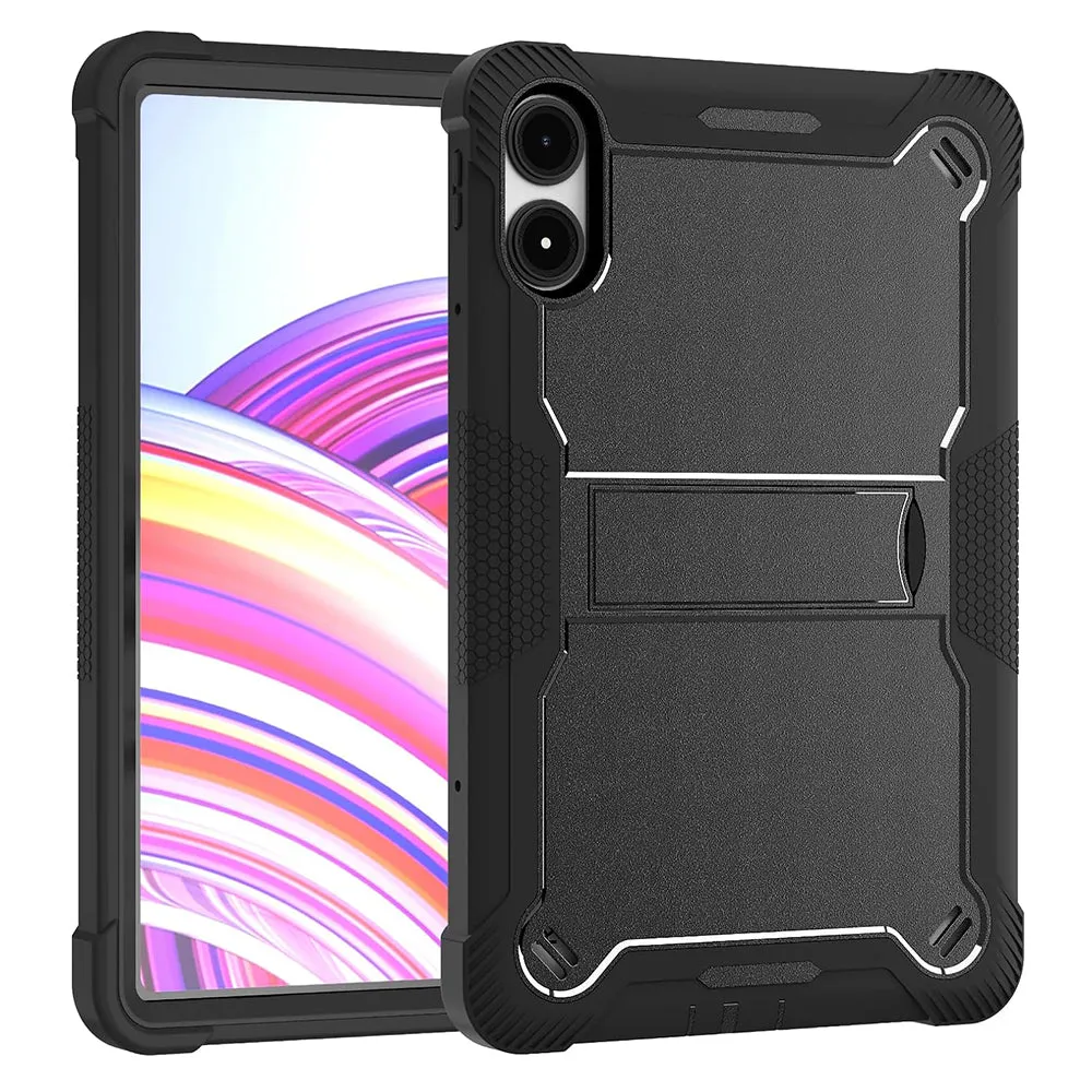 Custodia per Xiaomi Redmi Pad Pro / Pro 5G / Poco Pad, Techsuit, Rugged TabShell, Nera - immagine 1