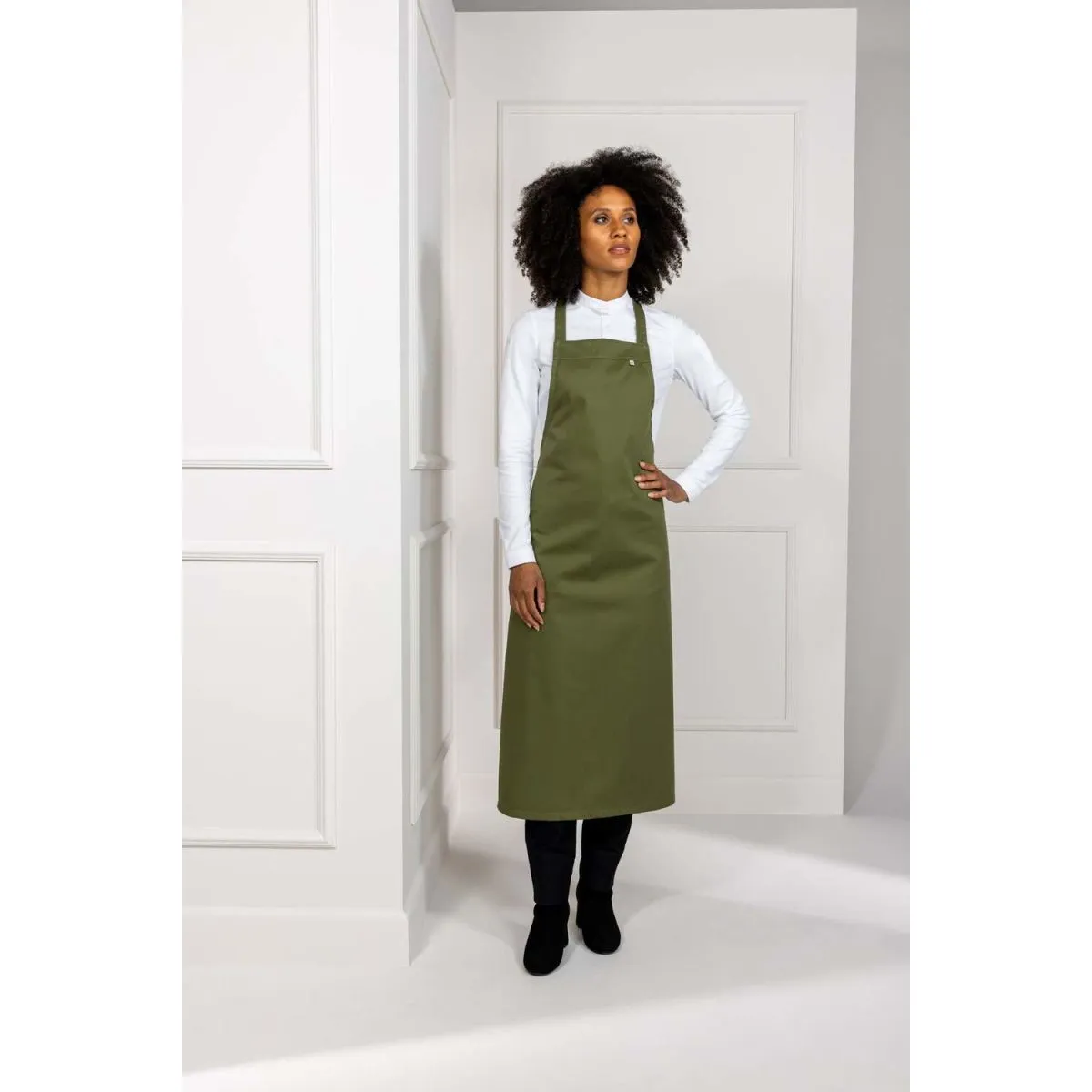 Le Nouveau Chef Grembiule da cucina Denver ; 70x110 cm (LxL); verde - immagine 1