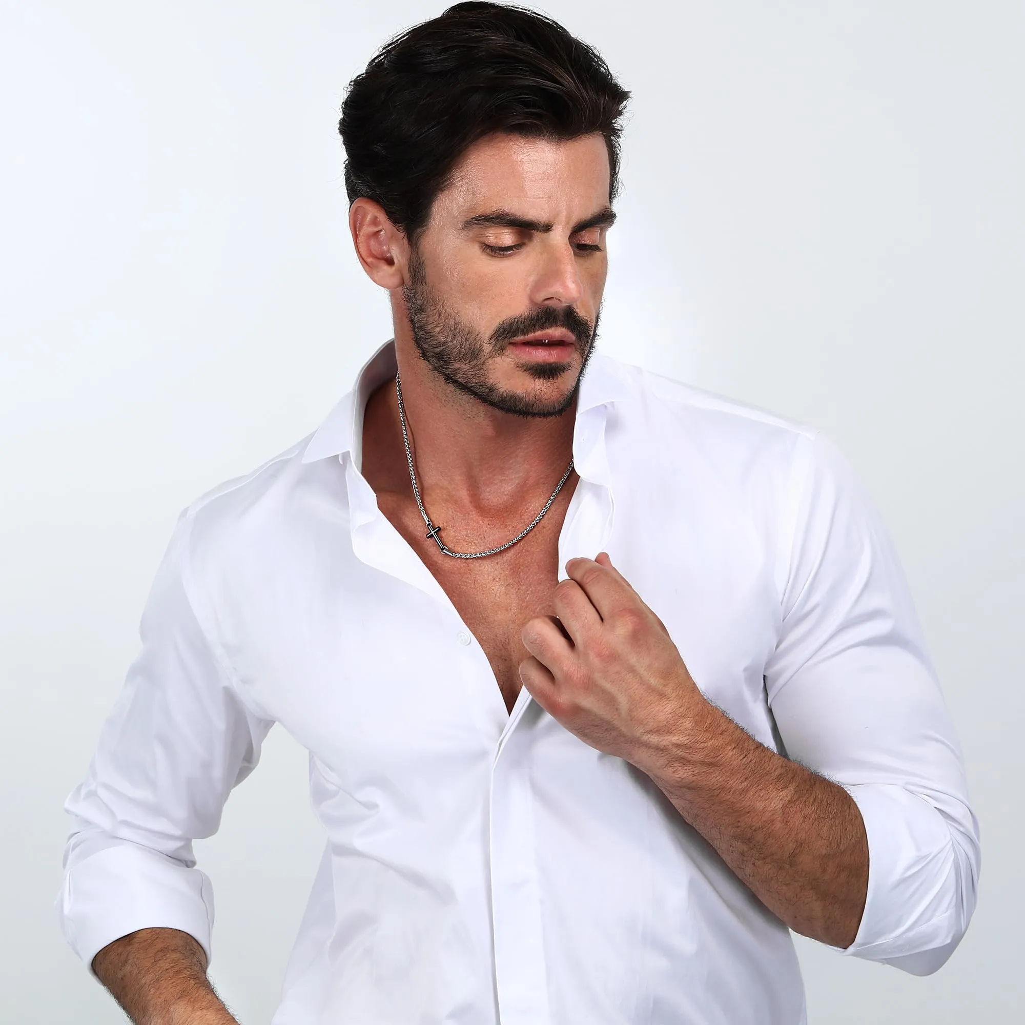 Morellato Cross Collana Uomo in Acciaio, IP nero - SKR61 - immagine 4