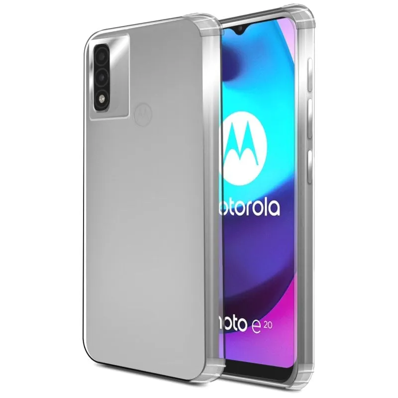 Custodia antishock trasparente PcCom Essential per Motorola Moto E20 - immagine 1