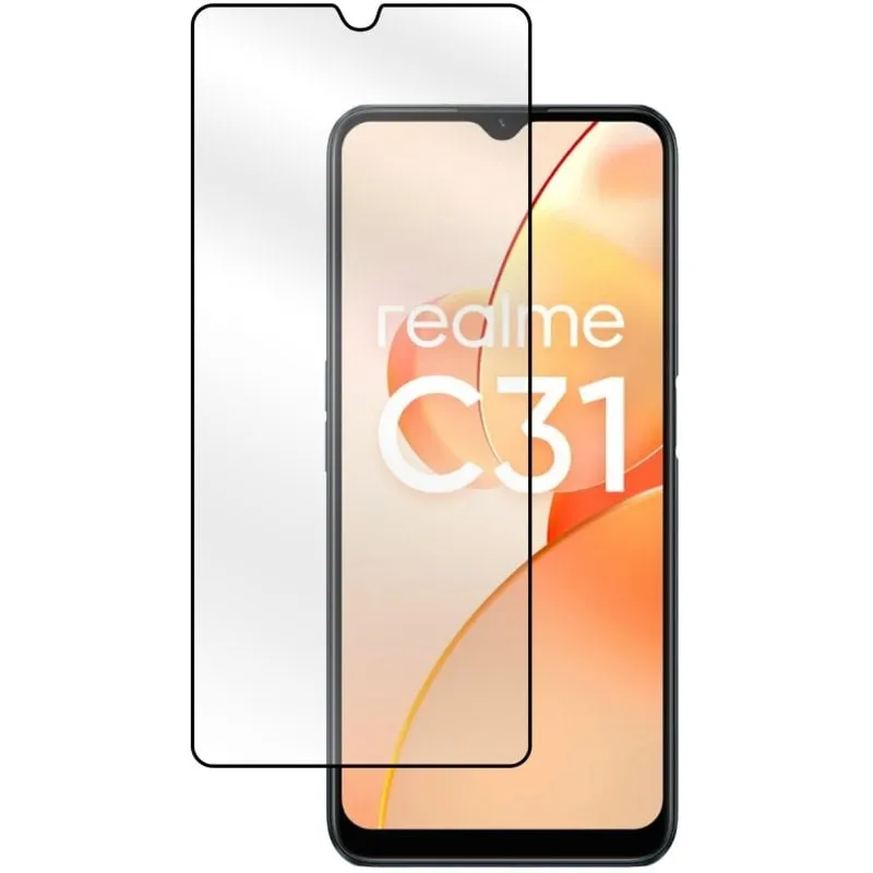 Pellicola protettiva in vetro temperato 3D PcCom Essential per Realme C31 - immagine 1