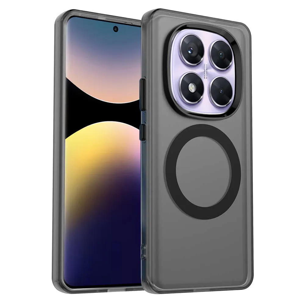 Custodia MagSafe per Xiaomi Poco X7 / Redmi Note 14 Pro 5G, Techsuit, CandyCase, Nera - immagine 1