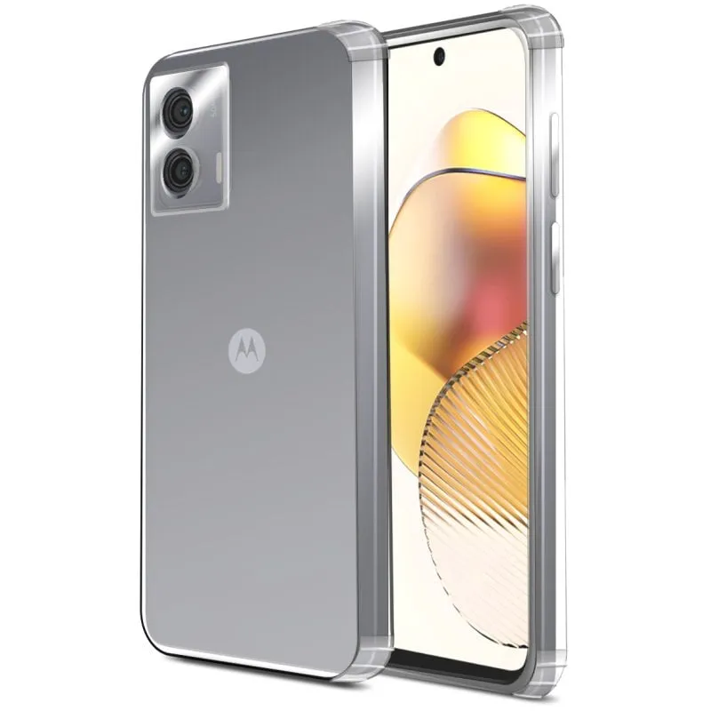 Custodia antishock trasparente PcCom Essential per Motorola Moto G73 - immagine 1
