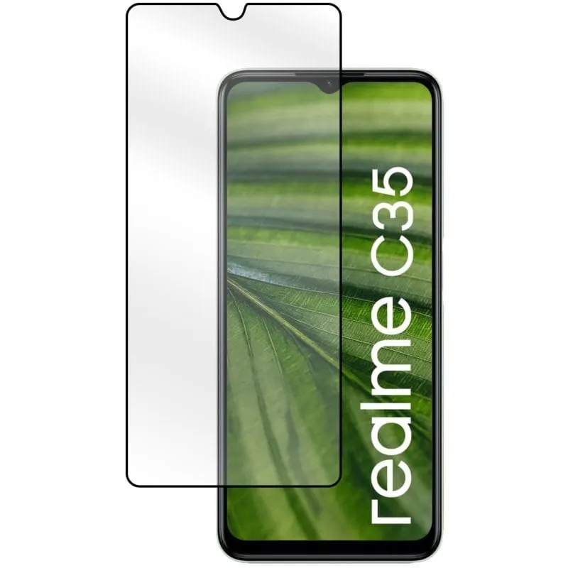 Pellicola protettiva in vetro temperato 3D PcCom Essential per Realme C35 - immagine 1