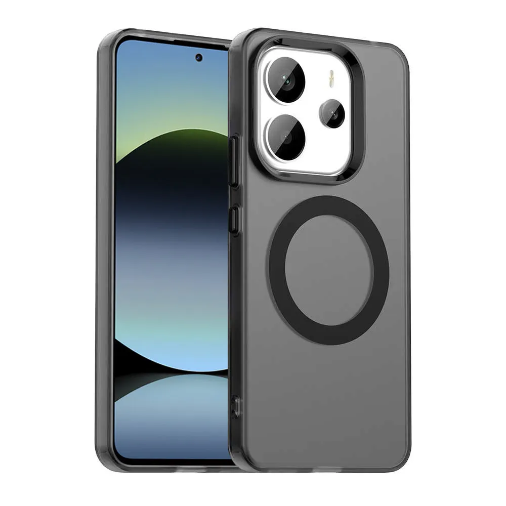 Custodia MagSafe per Xiaomi Redmi Note 14 5G, Techsuit, CandyCase, Nera - immagine 1