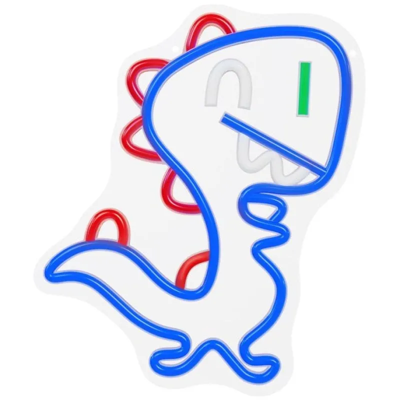 Forever Neon Led Jurassic Baby Dino Blu - immagine 1