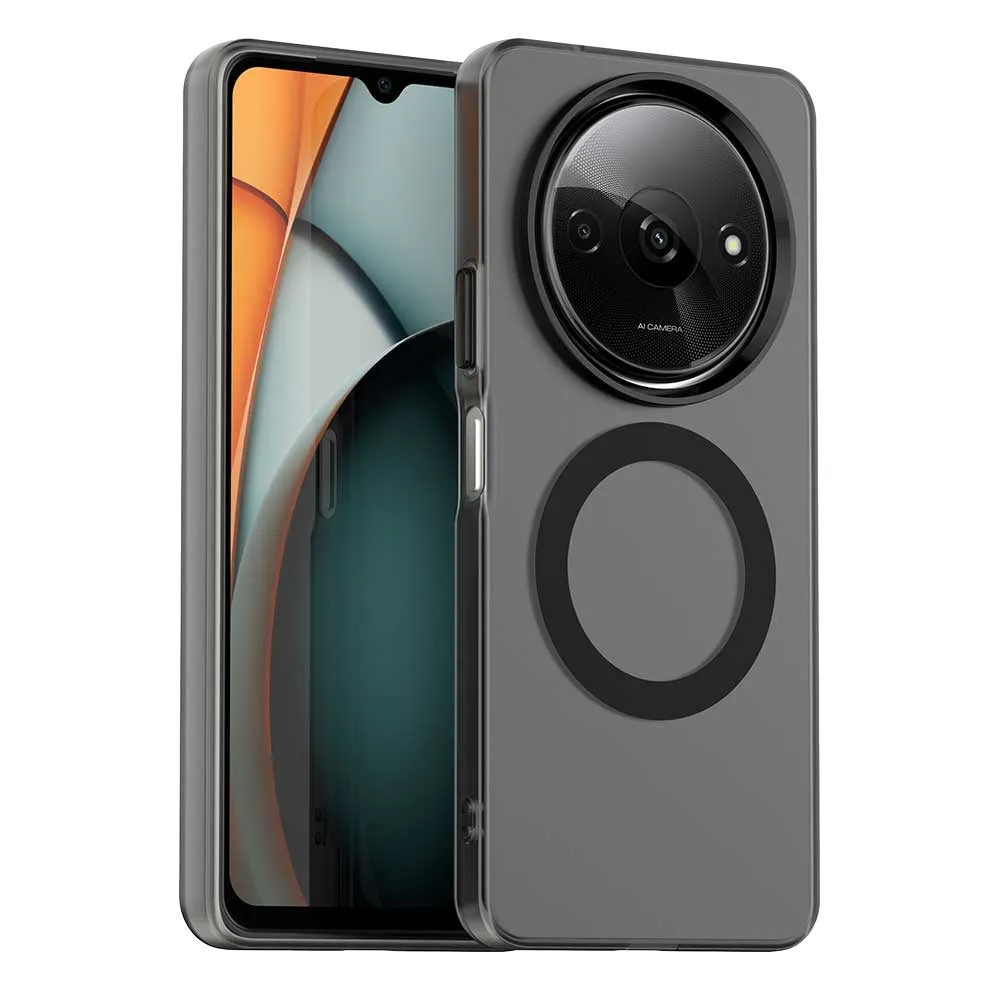 Custodia MagSafe per Xiaomi Redmi A3x / A3, Techsuit, CandyCase, Nera - immagine 1