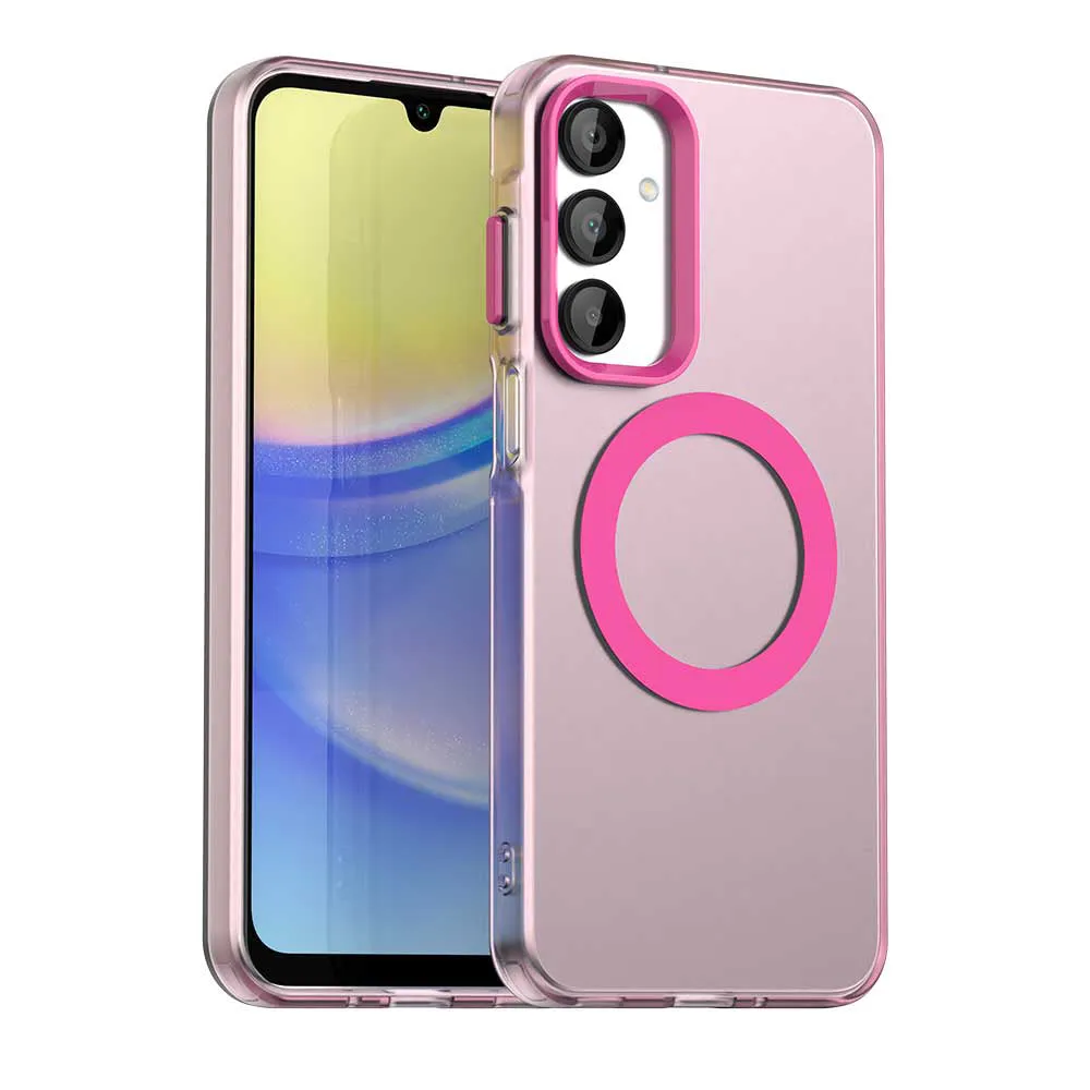 Custodia MagSafe per Samsung Galaxy A16 5G A166 / A16 4G A165, Techsuit, CandyCase, Rosa - immagine 1