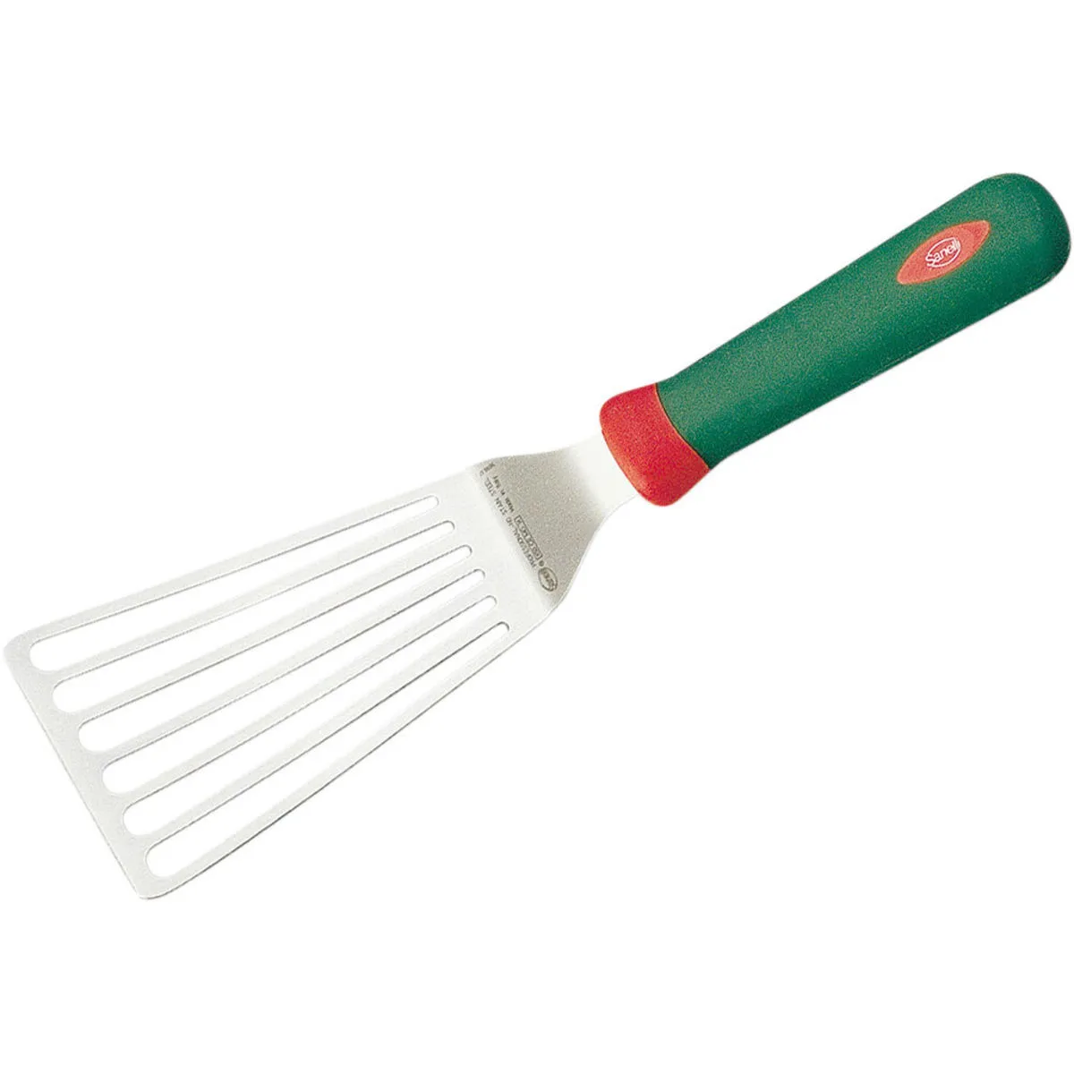 Sanelli Spatola PREMANA con intaglio, manico ergonomico, lunghezza lama 15 cm; lunghezza lama 15 cm, 17 cm (L); verde - immagine 1