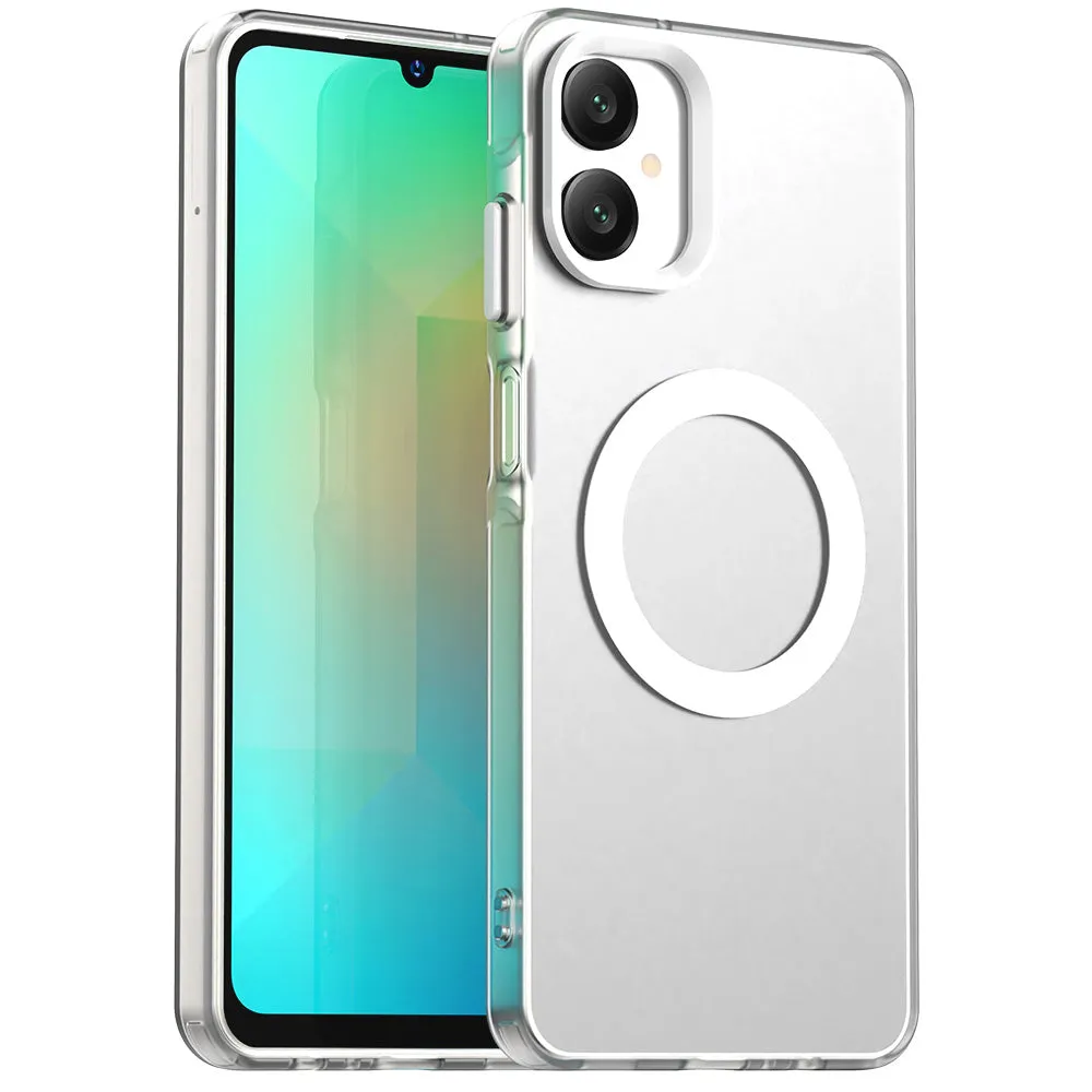 Custodia MagSafe per Samsung Galaxy A06 A065, Techsuit, CandyCase, Bianca - immagine 1