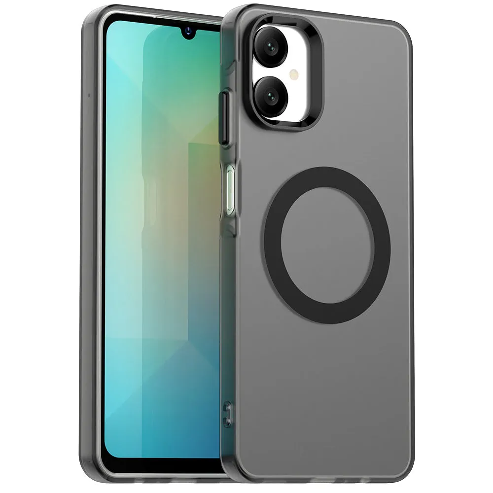 Custodia MagSafe per Samsung Galaxy A06 A065, Techsuit, CandyCase, Nera - immagine 1