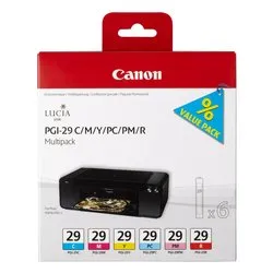 Set cartucce stampante Linea PGI-29 Kit photo LUCIA Multipack 4873B005 - immagine 1