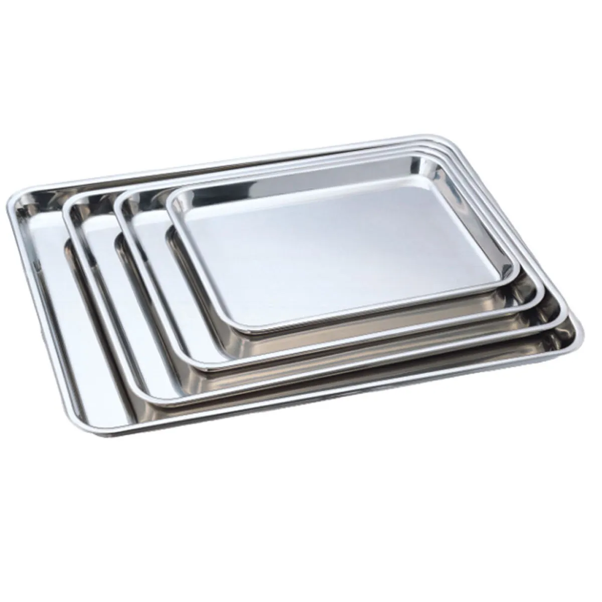 Stalgast Vassoio espositivo in acciaio inox; 31x24x2.5x25 cm (LxLxHxP); argento; rettangolare - immagine 1