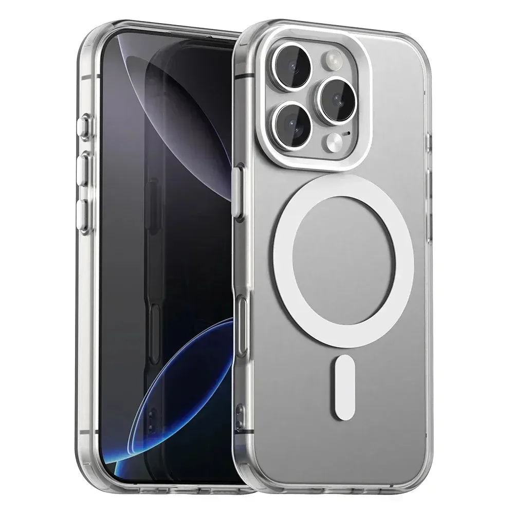 Custodia MagSafe per Apple iPhone 16 Pro Max, Techsuit, CandyCase, Bianca - immagine 1