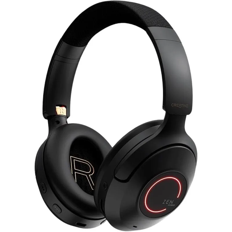 Cuffie ANC Bluetooth wireless Creative Zen Hybrid Pro nere - immagine 1
