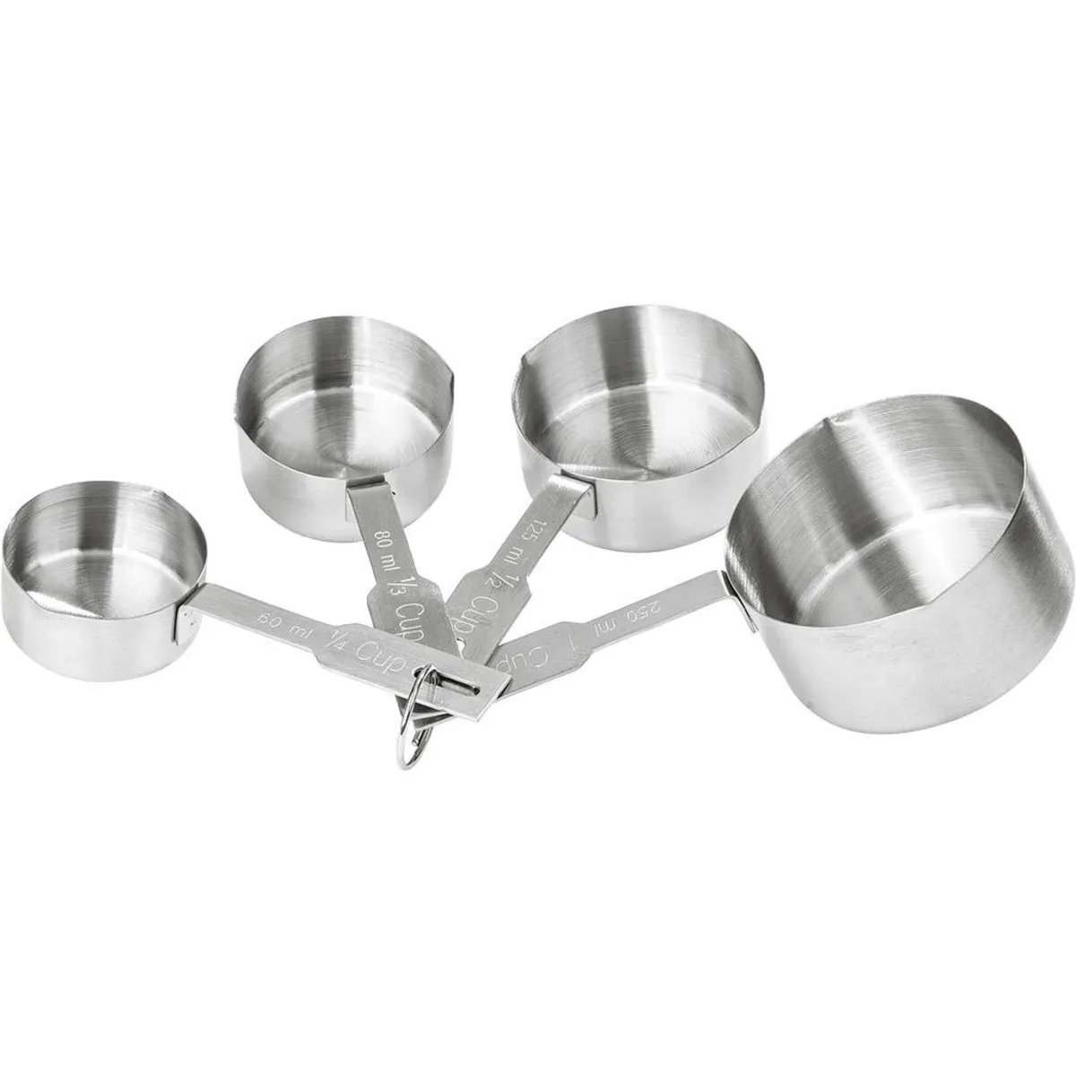 Stalgast Set misurini dosatori in acciaio; 250 ml; argento - immagine 1