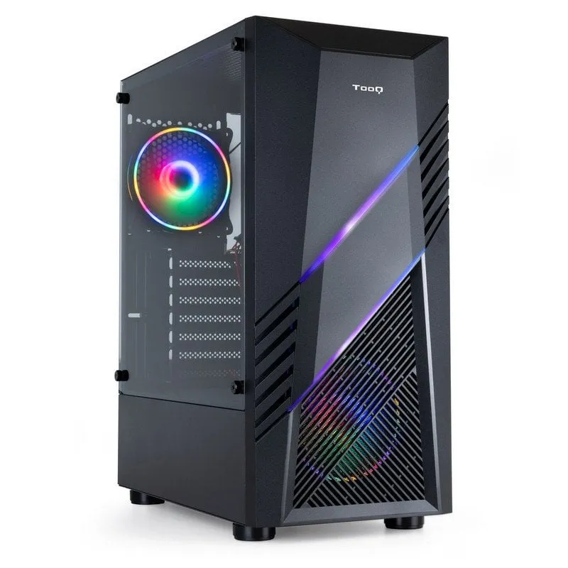 TooQ TQGCC102-B Biohazard Vetro temperato USB 3.0 Nero - immagine 1