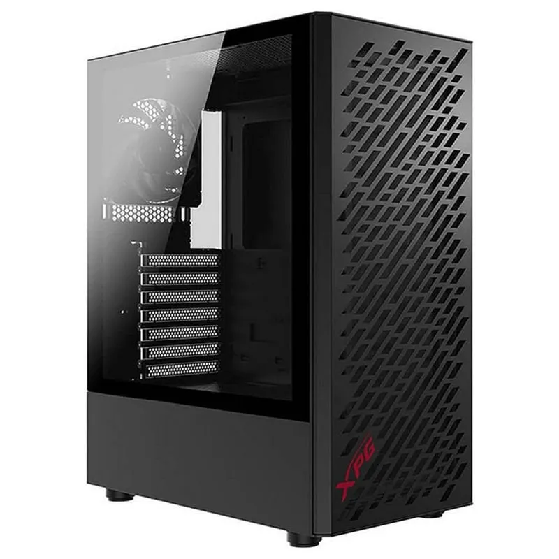 XPG Valor Air Midi Tower in vetro temperato USB 3.2 Nero - immagine 1