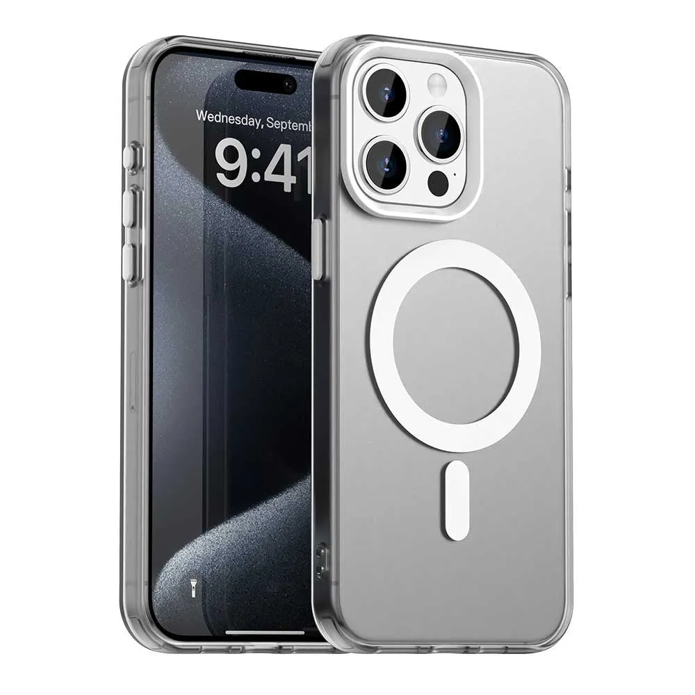 Custodia MagSafe per Apple iPhone 15 Pro, Techsuit, CandyCase, Bianca - immagine 1