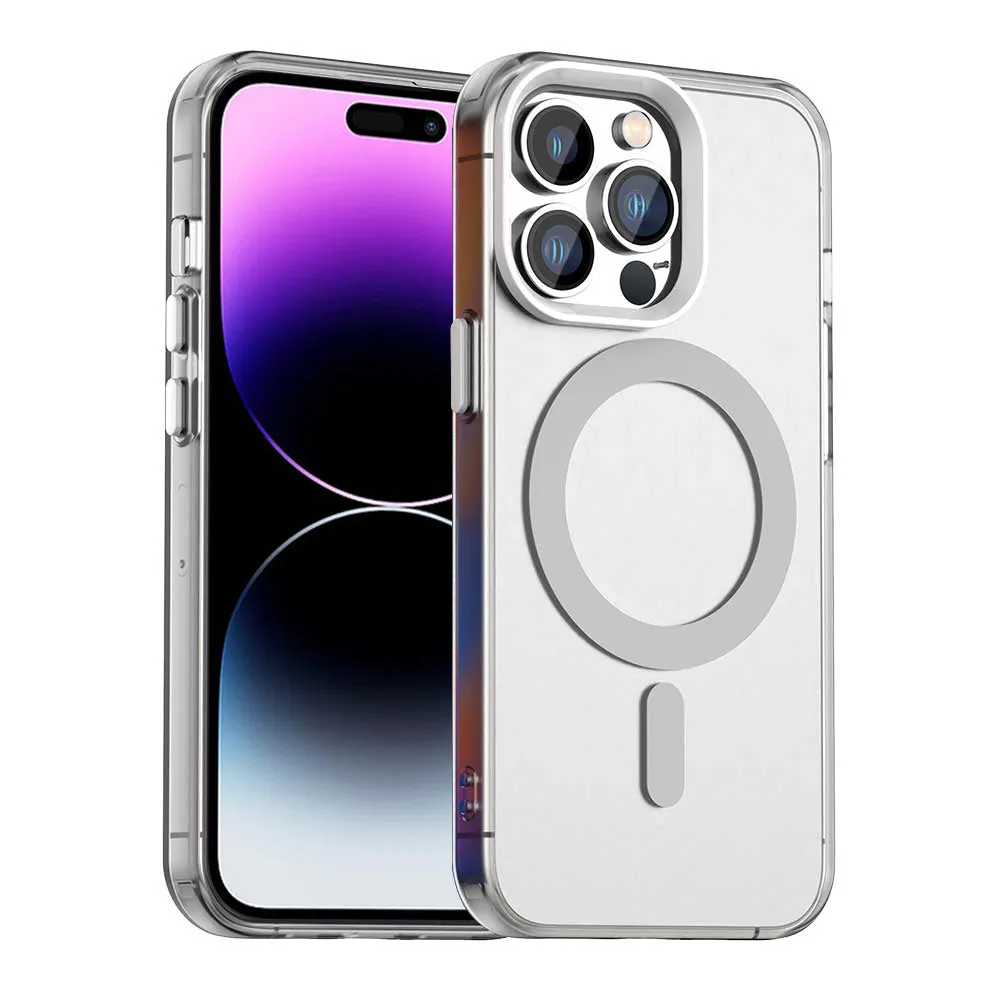 Custodia MagSafe per Apple iPhone 14 Pro Max, Techsuit, CandyCase, Bianca - immagine 1