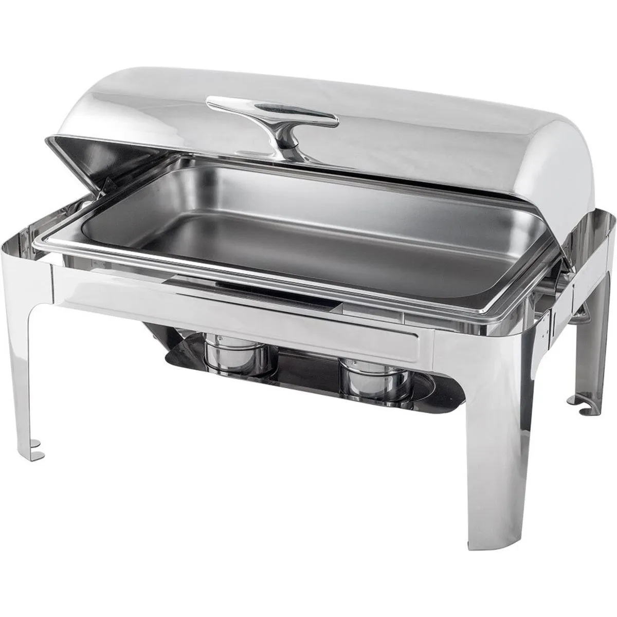 Stalgast Scaldavivande con coperchio roll-top, gastronorm 1/1; 8500 ml, 64x47x43 cm (LxPxH); argento - immagine 1