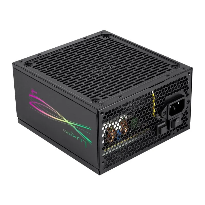 Aerocool LUXPRORGB650M Alimentatore RGB semimodulare 650W 80plus Bronzo +88% - immagine 1