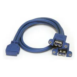 Cavo adattatore Pannello Usb 3.0 Blue 0,5m USB3SPNLAFHD - immagine 1