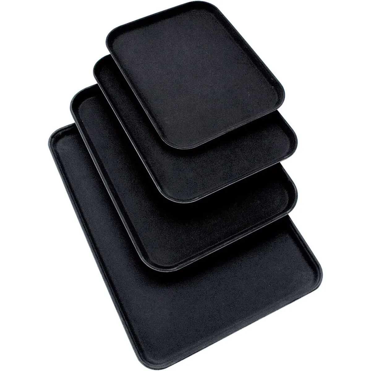 Stalgast Vassoio, con superficie antiscivolo; 36x46 cm (LxL); nero; rettangolare - immagine 1