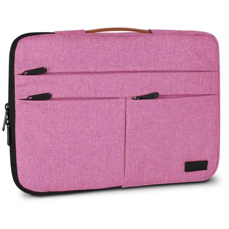 Custodia Subblim Air Padded 360 Sleeve rosa per laptop da 15,6" - immagine 1