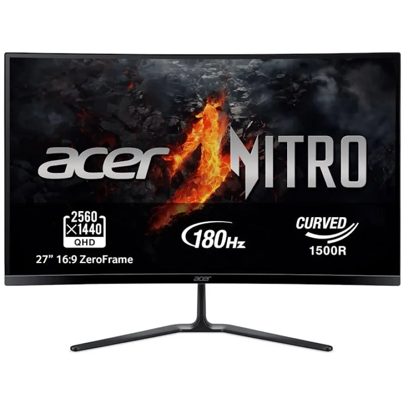 Monitor PC Acer Nitro ED270U S3 27" QHD 180Hz VA Curvo FreeSync HDR10 1ms - immagine 1