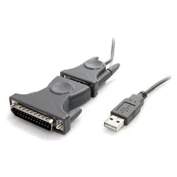 Convertitore computer da Usb a Seriale Rs232 Db9 Db25 ICUSB232DB25 - immagine 1