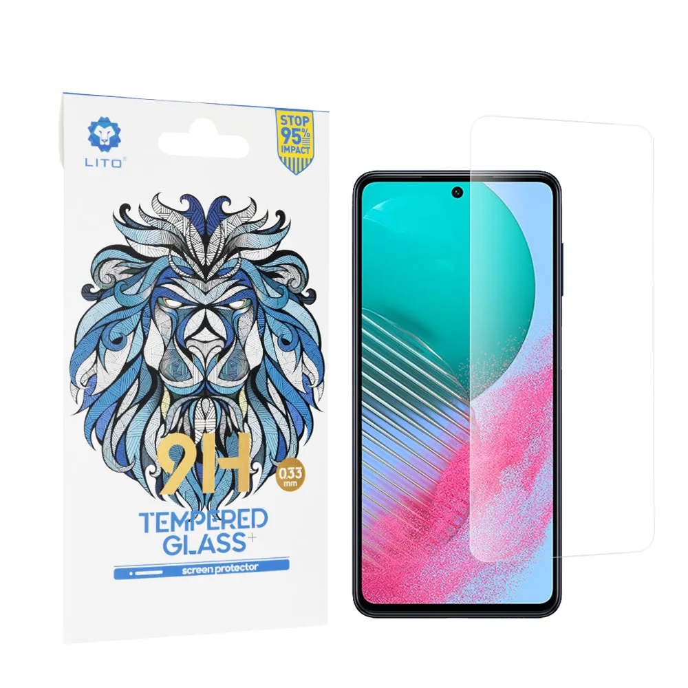 Pellicola protettiva per schermo Lito Classic per Samsung Galaxy M54, Vetro temperato, Full Glue, 2.5D - immagine 1