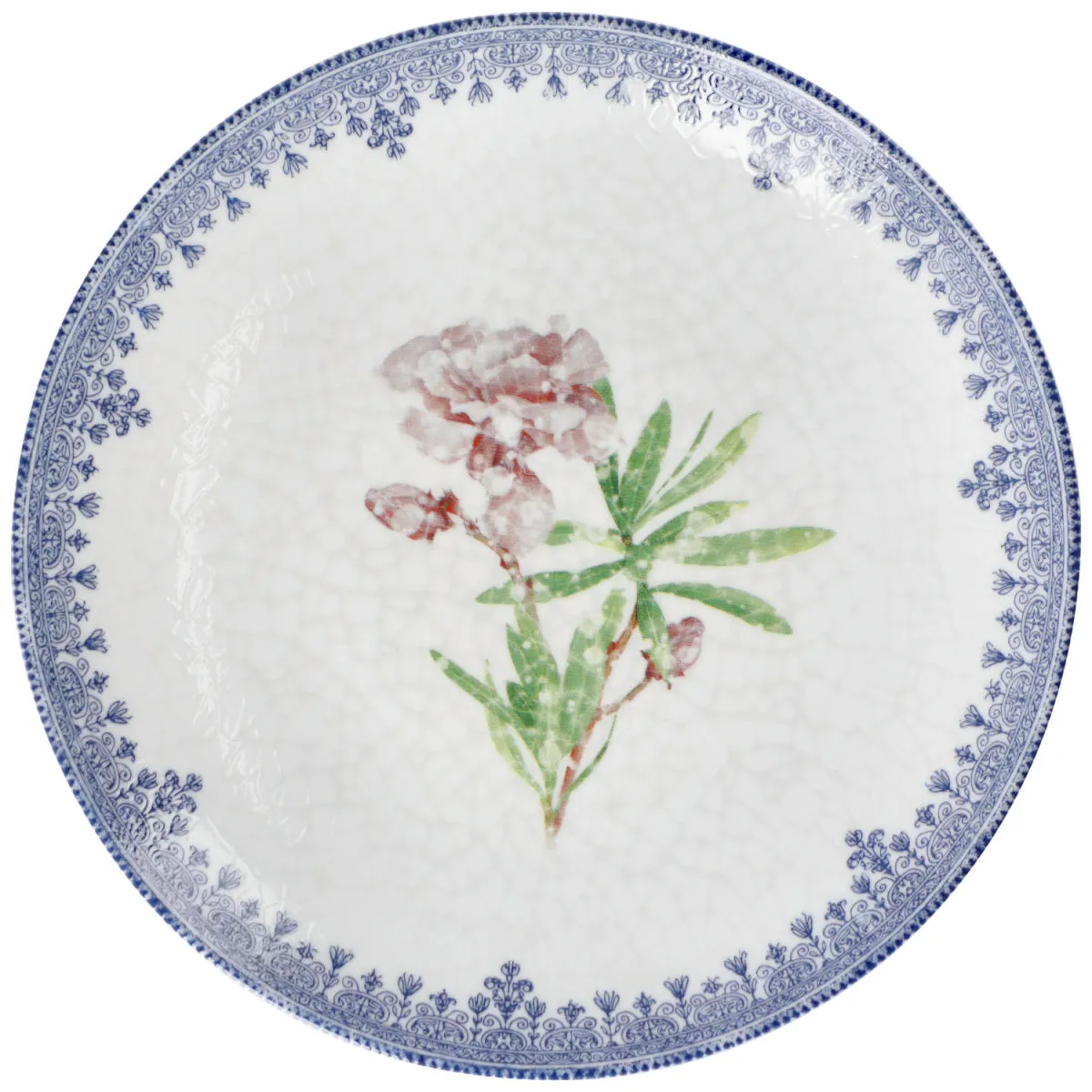 6x VEGA Piatto Nonna piano, con decoro; 31 cm (Ø); blu/bianco/rosé; rotonda; 6 pz. / Pacco - immagine 1