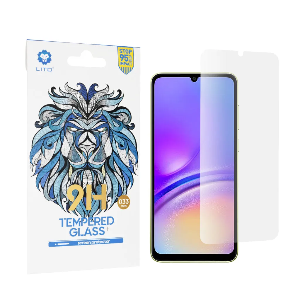 Pellicola protettiva per schermo Lito Classic per Samsung Galaxy A05s A057 / A05 A055, Vetro temperato, Full Glue, 2.5D - immagine 1